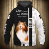 Collie - Life Short, Pet Better - Hoodie, Sweatshirt, TShirt
