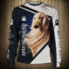 Afghan Hound Dark Blue – Hoodie, Sweatshirt, TShirt