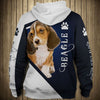 Curious Blue Beagle –  Hoodie, Sweatshirt, TShirt