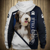 Blue Cute Bearded Collie - Never Walk Alone - Hoodie, Sweatshirt, TShirt
