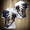 Blue Cute Bearded Collie - Never Walk Alone - Hoodie, Sweatshirt, TShirt
