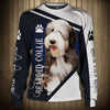 Blue Cute Bearded Collie - Never Walk Alone - Hoodie, Sweatshirt, TShirt
