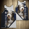 Blue Cute Bearded Collie - Never Walk Alone - Hoodie, Sweatshirt, TShirt
