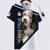Blue Cute Bearded Collie - Never Walk Alone - Hoodie, Sweatshirt, TShirt
