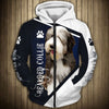 Blue Cute Bearded Collie - Never Walk Alone - Hoodie, Sweatshirt, TShirt
