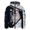 Blue Bull Dog - Never Walk Alone - Hoodie, Sweatshirt, TShirt
