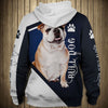 Blue Bull Dog - Never Walk Alone - Hoodie, Sweatshirt, TShirt