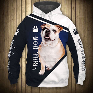 Blue Bull Dog - Never Walk Alone - Hoodie, Sweatshirt, TShirt