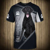 Full Black Curly Coated Retrieve - Never Walk Alone - Hoodie, Sweatshirt, TShirt