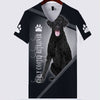 Full Black Curly Coated Retrieve - Never Walk Alone - Hoodie, Sweatshirt, TShirt