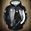 Full Black Curly Coated Retrieve - Never Walk Alone - Hoodie, Sweatshirt, TShirt