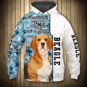Blue Beagle - A Man Bond Can't Be Broken - Hoodie, Sweatshirt, TShirt