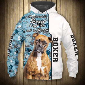 Angry Boxer - A Man Bond Can't Be Broken - Hoodie, Sweatshirt, TShirt