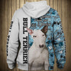 White Bull Terrier - A Man Bond Can't Be Broken - Hoodie, Sweatshirt, TShirt