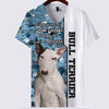 White Bull Terrier - A Man Bond Can't Be Broken - Hoodie, Sweatshirt, TShirt