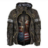 Flag Deer - Hoodie, Sweatshirt, TShirt
