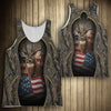 Flag Deer - Hoodie, Sweatshirt, TShirt