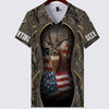 Flag Deer - Hoodie, Sweatshirt, TShirt
