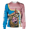 Pink Blue Pig - The Best Friend Is A - Hoodie, Sweatshirt, TShirt  