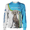 Blue Weimaraner - The Best Friend Is A - Hoodie, Sweatshirt, TShirt