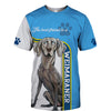 Blue Weimaraner - The Best Friend Is A - Hoodie, Sweatshirt, TShirt
