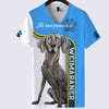 Blue Weimaraner - The Best Friend Is A - Hoodie, Sweatshirt, TShirt