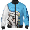 Half Blue Husky - Make Me Happy, Humans Head Hurt - Hoodie, Sweatshirt, TShirt