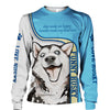 Half Blue Husky - Make Me Happy, Humans Head Hurt - Hoodie, Sweatshirt, TShirt