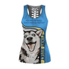 Half Blue Husky - Make Me Happy, Humans Head Hurt - Hoodie, Sweatshirt, TShirt