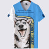 Half Blue Husky - Make Me Happy, Humans Head Hurt - Hoodie, Sweatshirt, TShirt