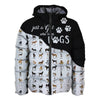 Just A Girl Love Dog Leg Half White Half Black - Hoodie, Sweatshirt, TShirt