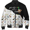 Just A Girl Love Ducks Black White - Hoodie, Sweatshirt, TShirt