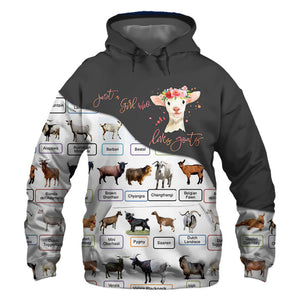 Goats - Just A Girl Love - Hoodie, Sweatshirt, TShirt