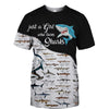 Smiling Sharks - Just A Girl Love - Hoodie, Sweatshirt, TShirt 