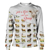 Bundle White Sheeps - Just A Girl Love - Hoodie, Sweatshirt, TShirt 