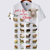 Bundle White Sheeps - Just A Girl Love - Hoodie, Sweatshirt, TShirt 