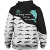 Blue Dolphin - Make Me Happy, Humans Head Hurt - Hoodie, Sweatshirt, TShirt