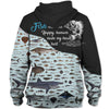 Fish Make Me Happy, Humans Head Hurt - Hoodie, Sweatshirt, TShirt