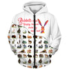 White Playful Rabbit - Make Me Happy, Humans Head Hurt - Hoodie, Sweatshirt, TShirt 