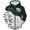 Smiling Sharks - Make Me Happy, Humans Head Hurt - Hoodie, Sweatshirt, TShirt 