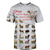 Bundle White Sheeps - Make Me Happy, Humans Head Hurt - Hoodie, Sweatshirt, TShirt 