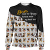 Boxer Make Me Happy, Humans Make My Head Hurt - Hoodie, Sweatshirt, TShirt