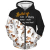 Bulldog Make Me Happy, Humans Make My Head Hurt - Hoodie, Sweatshirt, TShirt