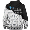 Half Black Husky - Make Me Happy, Humans Head Hurt - Hoodie, Sweatshirt, TShirt