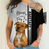 American Staffordshire - Home Is Where My Dog Is -  Hoodie, Sweatshirt, TShirt