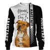 American Staffordshire - Home Is Where My Dog Is -  Hoodie, Sweatshirt, TShirt