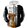 American Staffordshire - Home Is Where My Dog Is -  Hoodie, Sweatshirt, TShirt