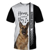 German Sheherd - Home Is Where My Dog Is - Hoodie, Sweatshirt, TShirt