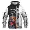 Brown Pitbull - Home Is Where My Dog Is - Hoodie, Sweatshirt, TShirt 