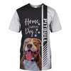 Brown Pitbull - Home Is Where My Dog Is - Hoodie, Sweatshirt, TShirt 